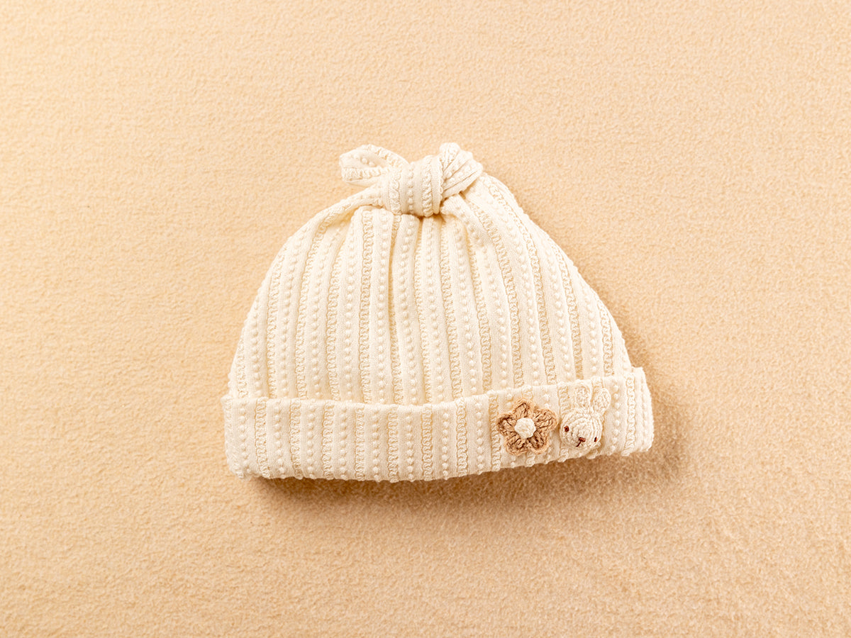 ぼうし/手編みモチーフ くま・うさぎ – My little tailor - Amorosa