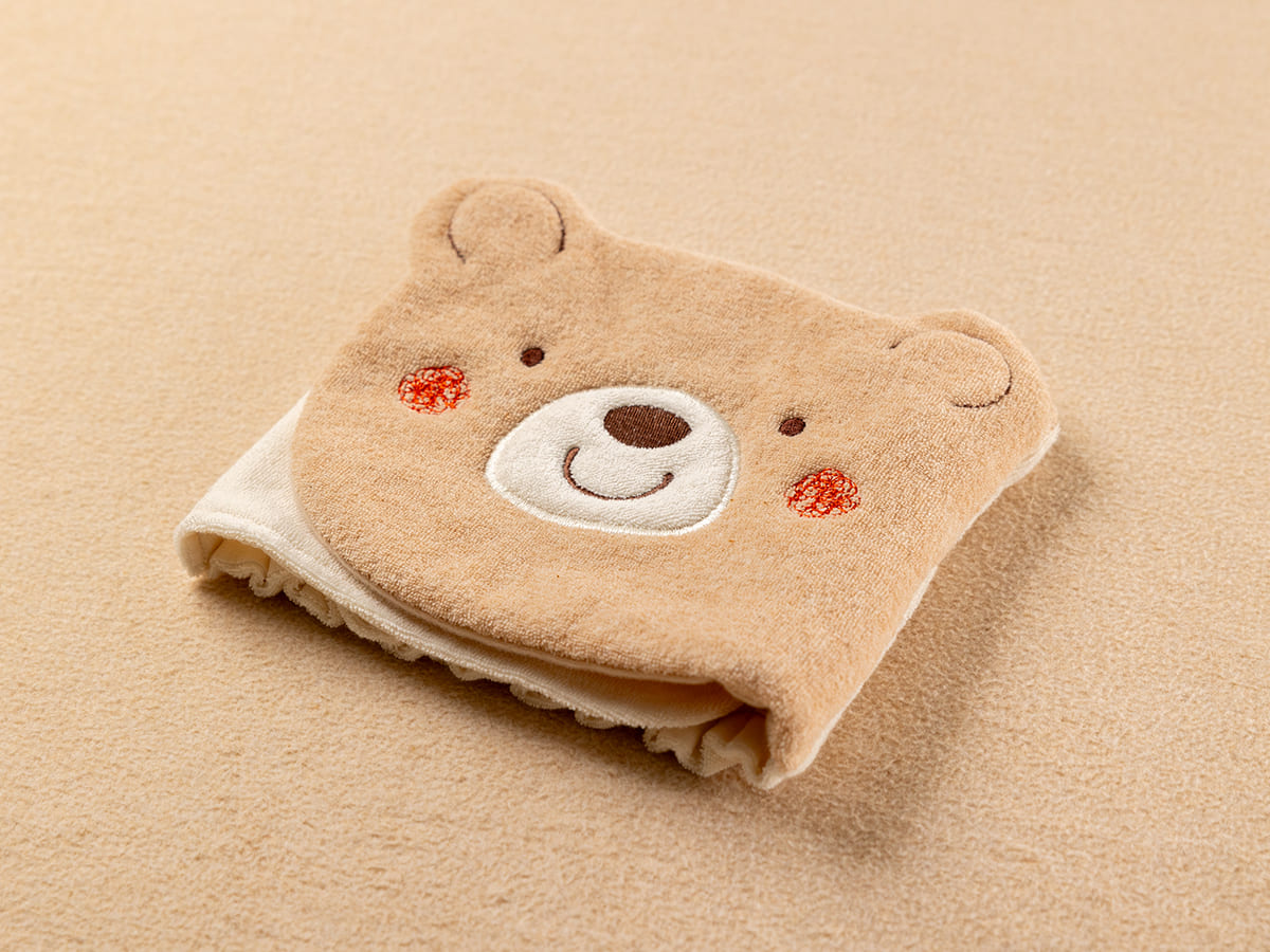 はらまき/くまのコットン モカ・生成り – My little tailor - Amorosa