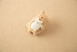 【まもナビ会員様限定】【ギフトボックス付】ママだっこクマのバスポンチョセット tak058