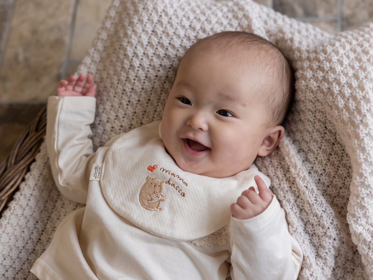 BOX付ギフト】ギフトセット/ガーゼスリーパー&スタイ/ママだっこくま BOX付ギフト】ギフトセット/ガーゼスリーパー&スタイ/ママだっこくま