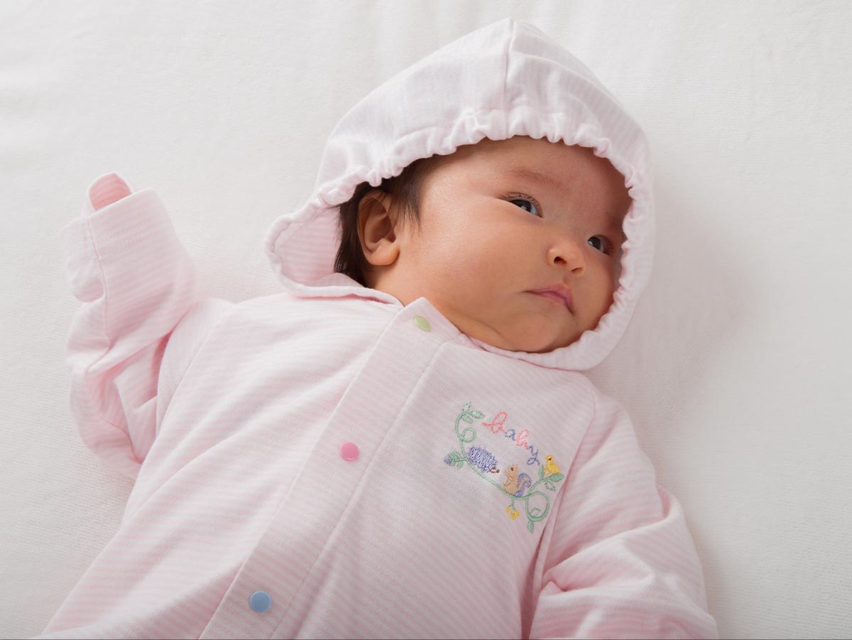 小さな森の動物パーカー/ブルー・ピンク – My little tailor - Amorosa