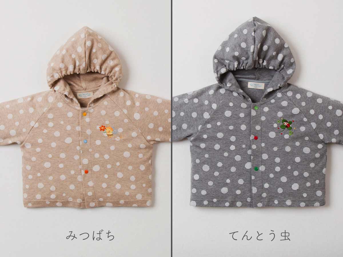 みつばちのパーカー・てんとう虫のパーカー – My little tailor