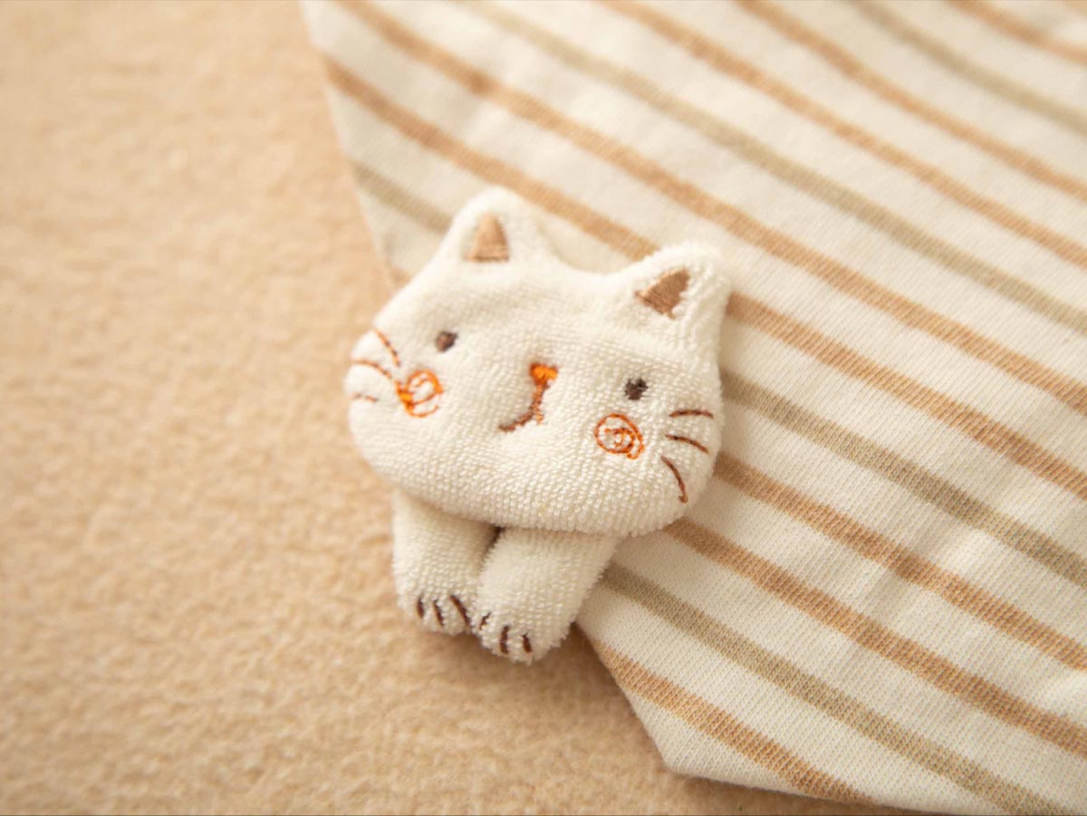 三角スタイ/にこにこ くま・うさぎ・ひつじ・ねこ – My little tailor